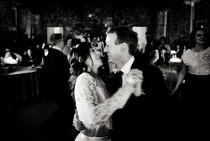 Couple first dance